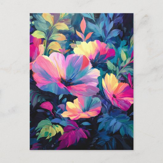 Carte Postale Faire-part Jardin Floral de Printemps Rush Blossom (Devant)