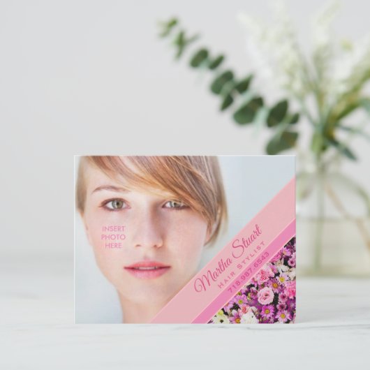 Carte Postale Faire-part Jardin français - (Debout devant)