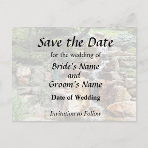 Carte Postale Faire-part Jardin japonais en automne