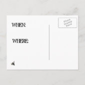 Carte Postale Faire-part Je bouge ! (Dos)
