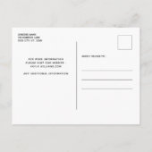 Carte Postale Faire-part Je l'ai aimée en premier annonce de mariage rustiq (Dos)