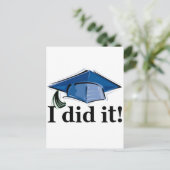 Carte Postale Faire-part Je L'Ai Fait ! (Debout devant)