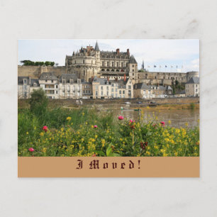 Carte Postale Faire-part Je me suis déplacé !