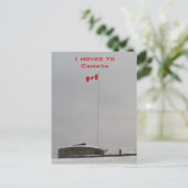 Carte Postale Faire-part Je suis allé au Canada (Debout devant)