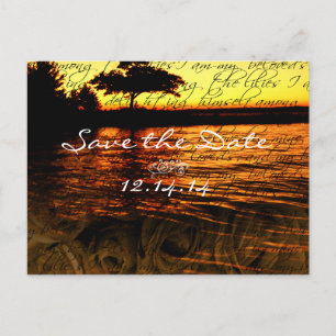 Carte Postale Faire-part Je suis mon bien-aimé et mon bien-aimé est le mien