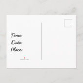 Carte Postale Faire-part Je t'aime plus (Dos)