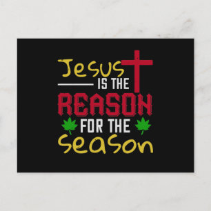 Carte Postale Faire-part Jésus est la raison de la saison