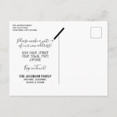 Carte Postale Faire-part Joli Déménageur Nouvelle Adresse (Dos)