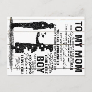 Carte Postale Faire-part Joli Fils À Mon Mère Cadeau Jovely Family Cadeau