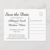 Carte Postale Faire-part Jolie Étoile Brillante Sauvegarder la Date Étoiles (Dos)