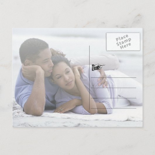 Carte Postale Faire-part Jolie photo de lavande violet clair enregistrer la (Dos)