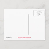 Carte Postale Faire-part Jote Black Red Ladybug Enregistrer le Baby shower  (Dos)