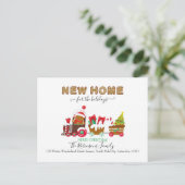 Carte Postale Faire-part Jours fériés de Noël (Debout devant)