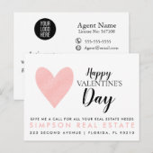 Carte Postale Faire-part Joyeuse Saint-Valentin recommandation de client im (Devant / Derrière)