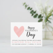 Carte Postale Faire-part Joyeuse Saint-Valentin recommandation de client im (Debout devant)