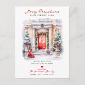 Carte Postale Faire-part Joyeux Noël Nouveau foyer Se déplacer (Devant)
