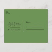 Carte Postale Faire-part JUNGLE PARTY Feuilles & Posters de animaux Enregis (Dos)