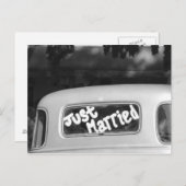 Carte Postale Faire-part Juste marié (Devant / Derrière)