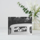 Carte Postale Faire-part Juste marié (Debout devant)