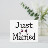 Carte Postale Faire-part Juste pain grillé marié (Debout devant)