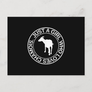 Carte Postale Faire-part Juste une fille qui aime le chamois Cadeau pour fe