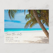 Carte Postale Faire-part Key West Florida Budget Beach Wedding (Devant)