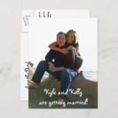 Carte Postale Faire-part Kyle et Kelly se marient ! (Devant / Derrière)