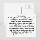 Carte Postale Faire-part La Cloche de la liberté (Devant / Derrière)