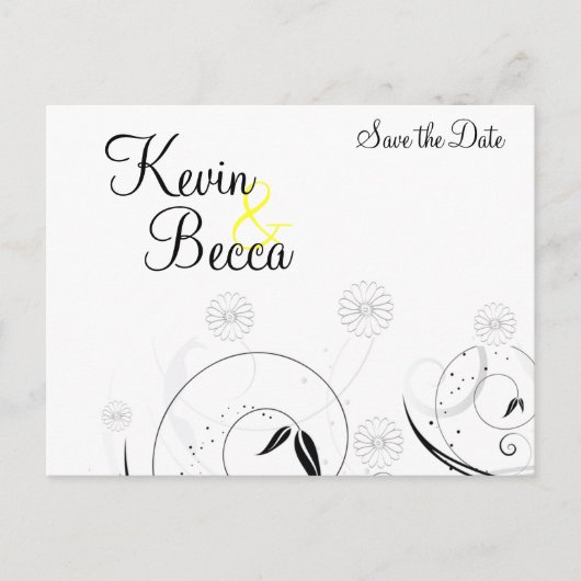 Carte Postale Faire-part la collection Daisy (Devant)