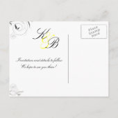 Carte Postale Faire-part la collection Daisy (Dos)