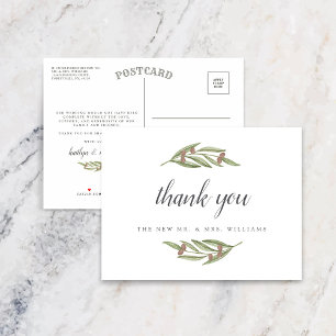 Carte Postale Faire-part La collection de mariage Olive Branch