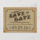 Carte Postale Faire-part La collection de mariage steampunk victorien (Devant)