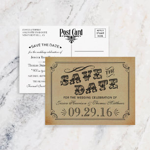 Carte Postale Faire-part La collection de Mariages de Steampunk victorienne