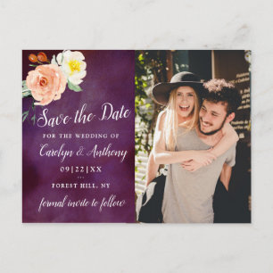 Carte Postale Faire-part La collection de mariages The Romance In Bloom