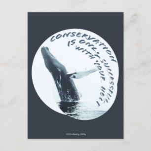 Carte Postale Faire-part La conservation n'est réussie qu'avec votre aide