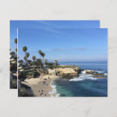 Carte Postale Faire-part La Côte de la Jolla (Devant / Derrière)