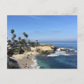 Carte Postale Faire-part La Côte de la Jolla (Dos)