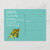 Carte Postale Faire-part La Fête de Jardin (Dos)