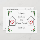 Carte Postale Faire-part La maison est là où (Devant / Derrière)