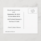 Carte Postale Faire-part La maison est là où (Dos)