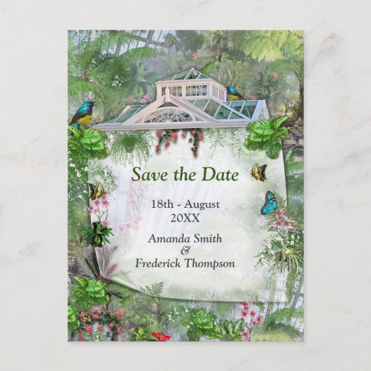 Carte Postale Faire-part La Serre Victorienne (Devant)