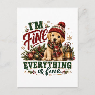 Carte Postale Faire-part Labrador Retriever Tout Va Bien Tout Va Bien