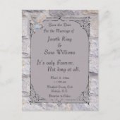 Carte Postale Faire-part Labyrinthe C’est seulement un mariage perpétuel, s (Devant)