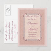 Carte Postale Faire-part Lace Elegance (Devant / Derrière)