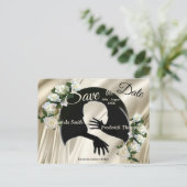 Carte Postale Faire-part L'amour est tout ce qu'il y a Save the Dates (Debout devant)