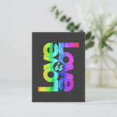 Carte Postale Faire-part L'amour LGBTQ est l'amour (Debout devant)
