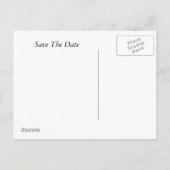 Carte Postale Faire-part L'amour n'est qu'un mot (Dos)