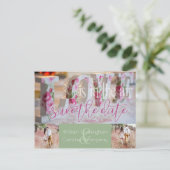 Carte Postale Faire-part L'amour romantique est dans l'air Sauvegarder la d (Debout devant)