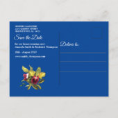 Carte Postale Faire-part L'aquarelle florale de l'ère victorienne  (Dos)