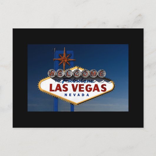 Carte Postale Faire-part Las Vegas Destination Mariage Enregistrer Les Date (Devant)